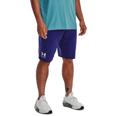 UNDER ARMOUR RIVAL TERRY SHORT 1361631-468 Blue