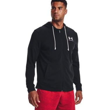 UNDER ARMOUR RIVAL TERRY LC FZ 1370409-001 Μαύρο