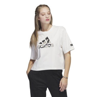 adidas Sportswear MARIMEKKO CROP T-SHIRT Λευκό 