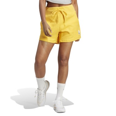 adidas Sportswear LOUNGE TERRY LOOP SHORTS Κίτρινο