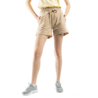 BE:NATION TERRY SHORTS Μπέζ