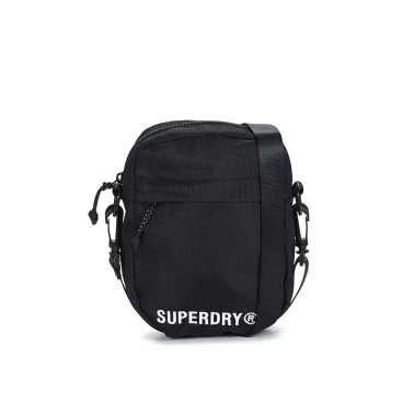 SUPERDRY D1 SDRY GWP CODE STASH BAG Y9110247A-02A Black