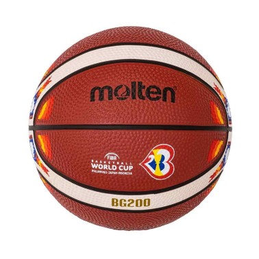 MOLTEN FIBA BASKETBALL WORLD CUP 2023 OFFICIAL GAME BALL REPLICA MODEL SIZE 1 B1G200-M3P Brown