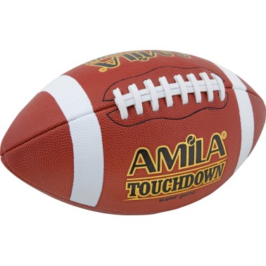 Μπάλα Ράγκμπι AMILA ΜΠΑΛΑ AMERICAN FOOTBALL (RUGBY) PU #6 Καφέ 41534-13 