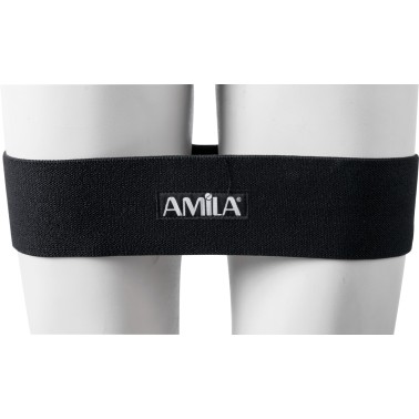 Λάστιχο Ενδυνάμωσης AMILA HIP CIRCLE BAND 86*8*3mm Μαύρο 88246 